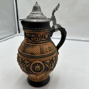 Gerz Stoneware Pitcher With Lid 1968